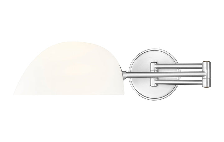 Breton One Light Wall Sconce in Brushed Nickel Z-Lite Canada