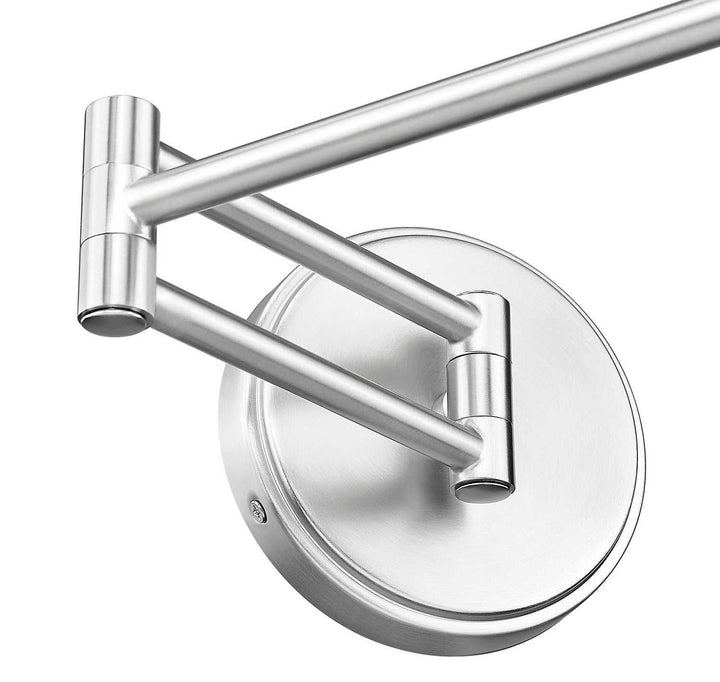 Breton One Light Wall Sconce in Brushed Nickel Z-Lite Canada