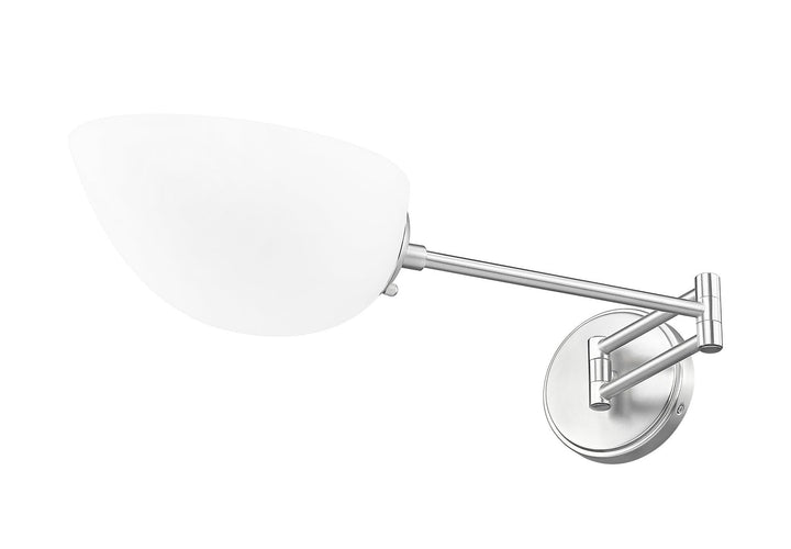 Breton One Light Wall Sconce in Brushed Nickel Z-Lite Canada