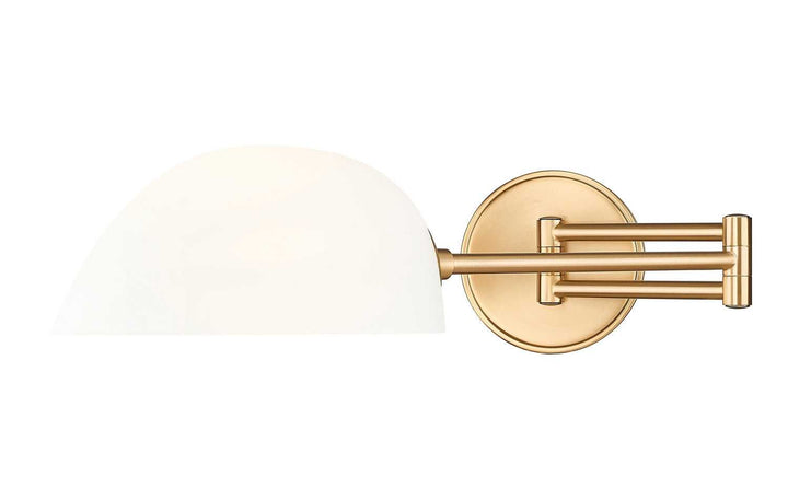 Breton One Light Wall Sconce in Modern Gold Z-Lite Canada
