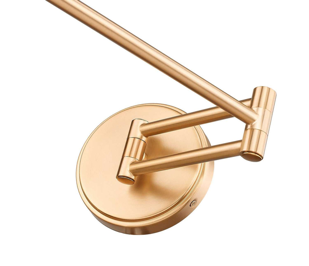 Breton One Light Wall Sconce in Modern Gold Z-Lite Canada