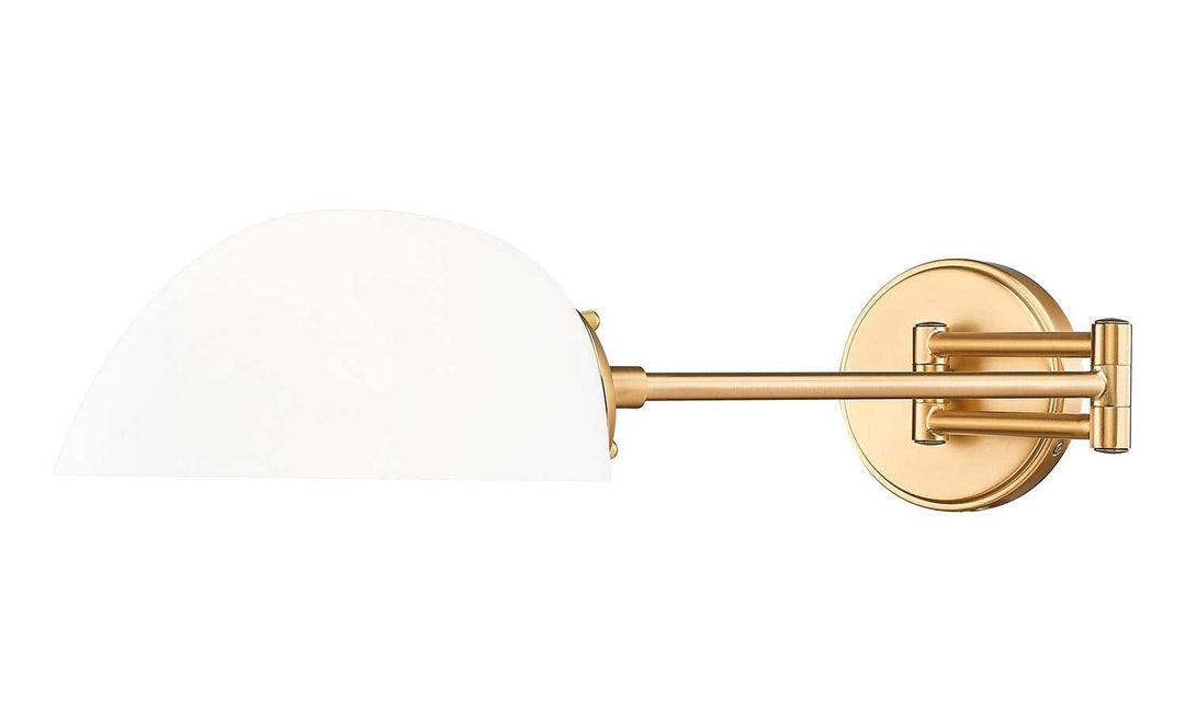 Breton One Light Wall Sconce in Modern Gold Z-Lite Canada