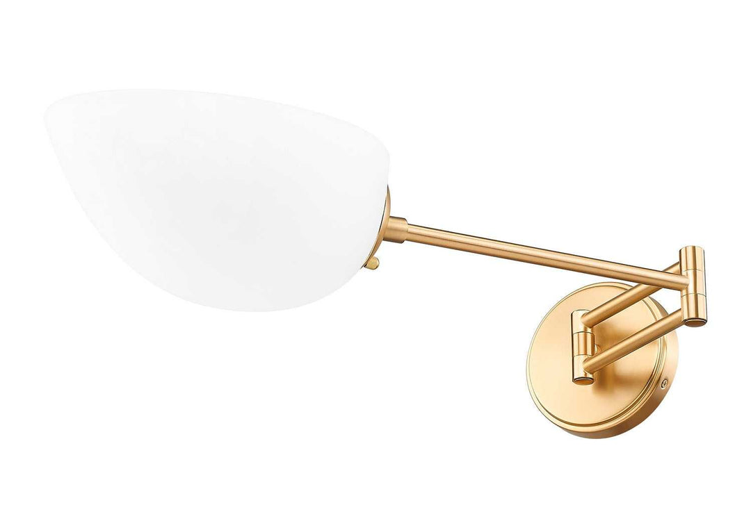 Breton One Light Wall Sconce in Modern Gold Z-Lite Canada
