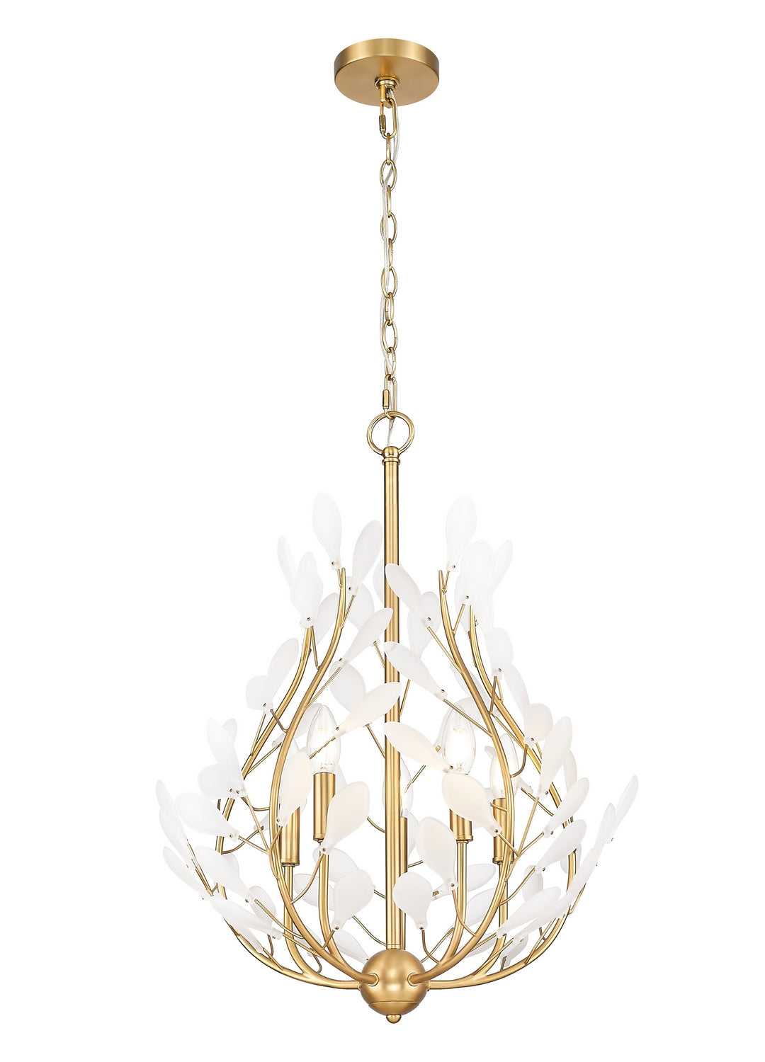 Claudine Five Light Chandelier in Modern Gold Z-Lite Canada
