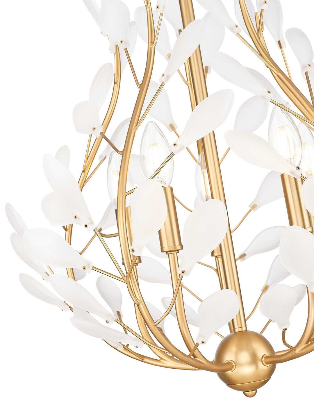 Claudine Five Light Chandelier in Modern Gold Z-Lite Canada