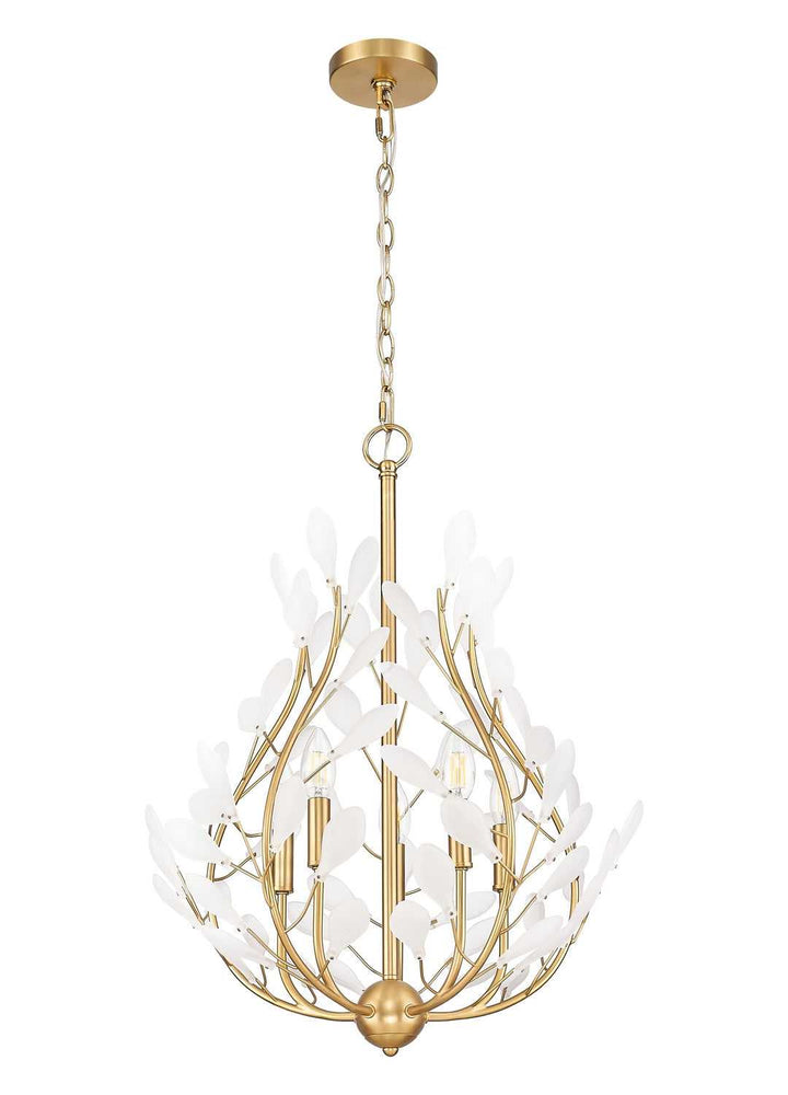 Claudine Five Light Chandelier in Modern Gold Z-Lite Canada