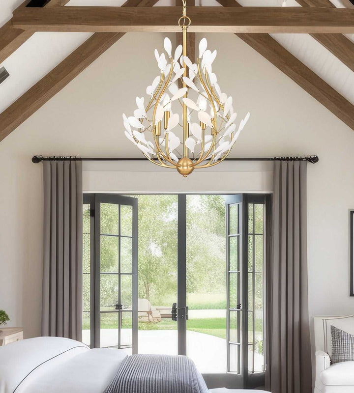 Claudine Five Light Chandelier in Modern Gold Z-Lite Canada