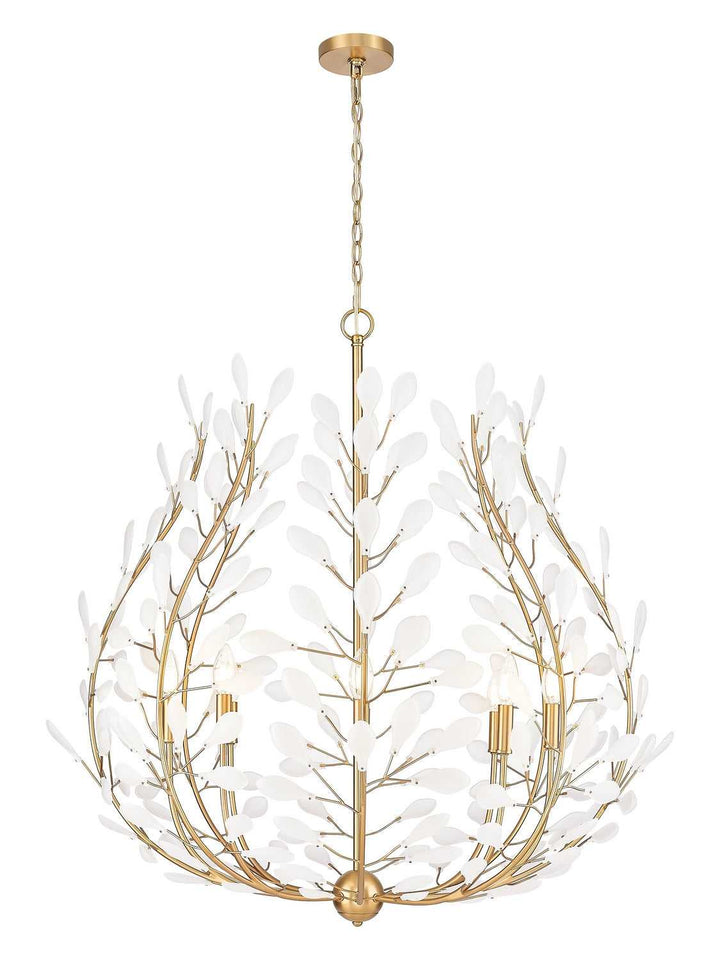 Claudine Eight Light Chandelier in Modern Gold Z-Lite Canada