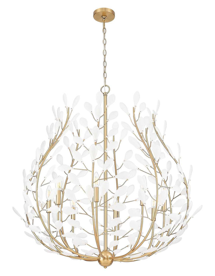 Claudine Eight Light Chandelier in Modern Gold Z-Lite Canada
