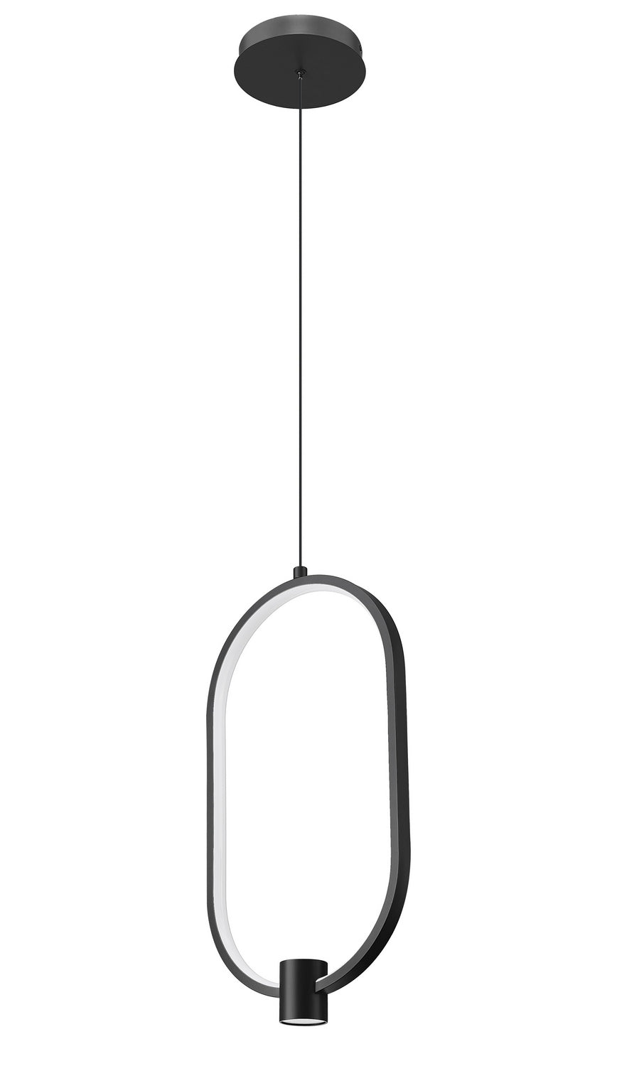 Saros LED Pendant in Matte Black Z-Lite Canada