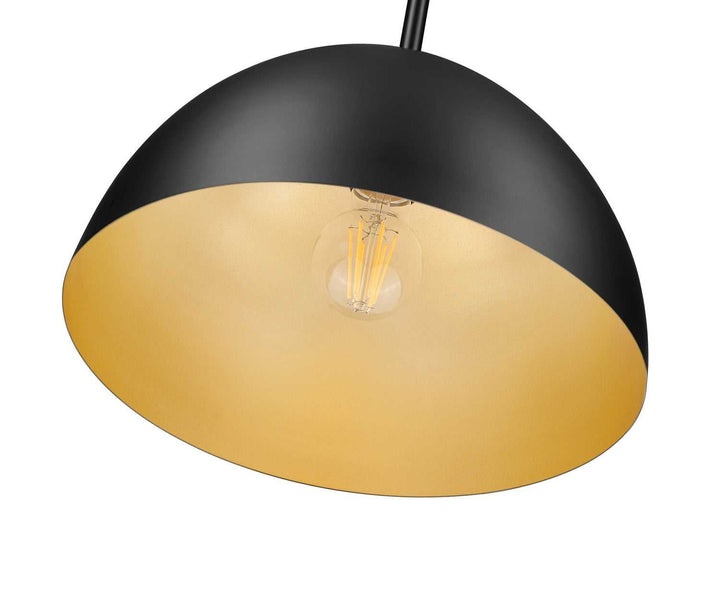 Vega One Light Pendant in Matte Black Z-Lite Canada