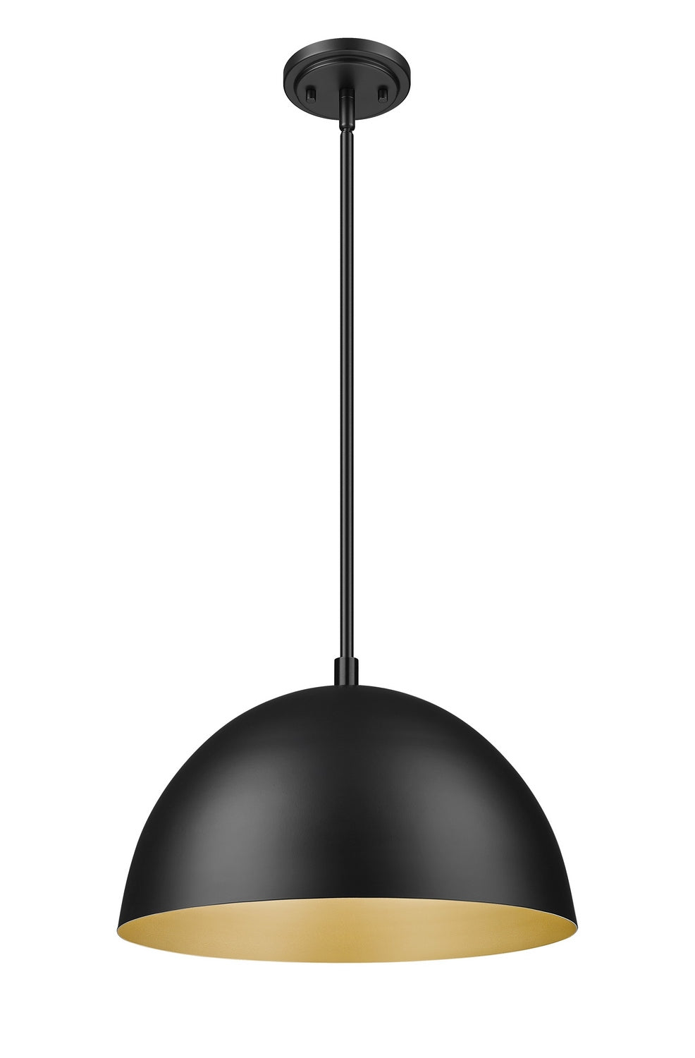 Vega One Light Pendant in Matte Black Z-Lite Canada