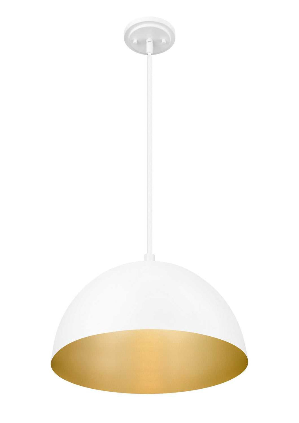 Vega One Light Pendant in Matte White Z-Lite Canada