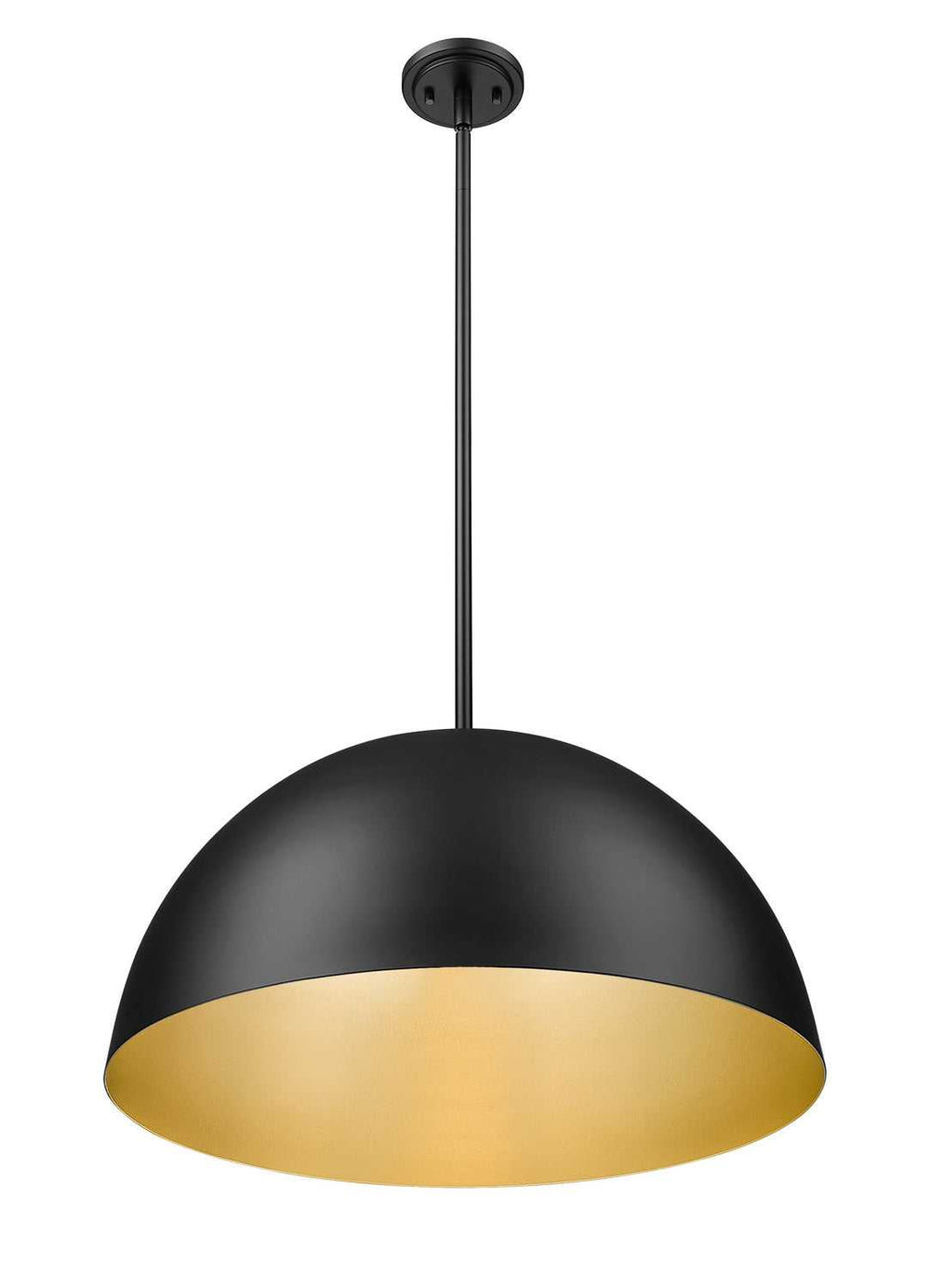Vega Three Light Pendant in Matte Black Z-Lite Canada