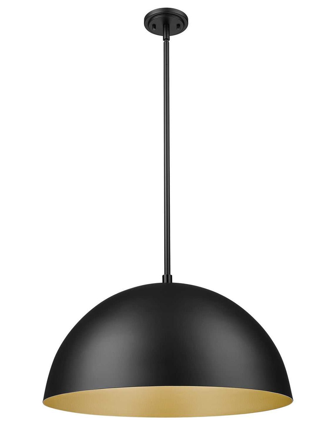 Vega Three Light Pendant in Matte Black Z-Lite Canada