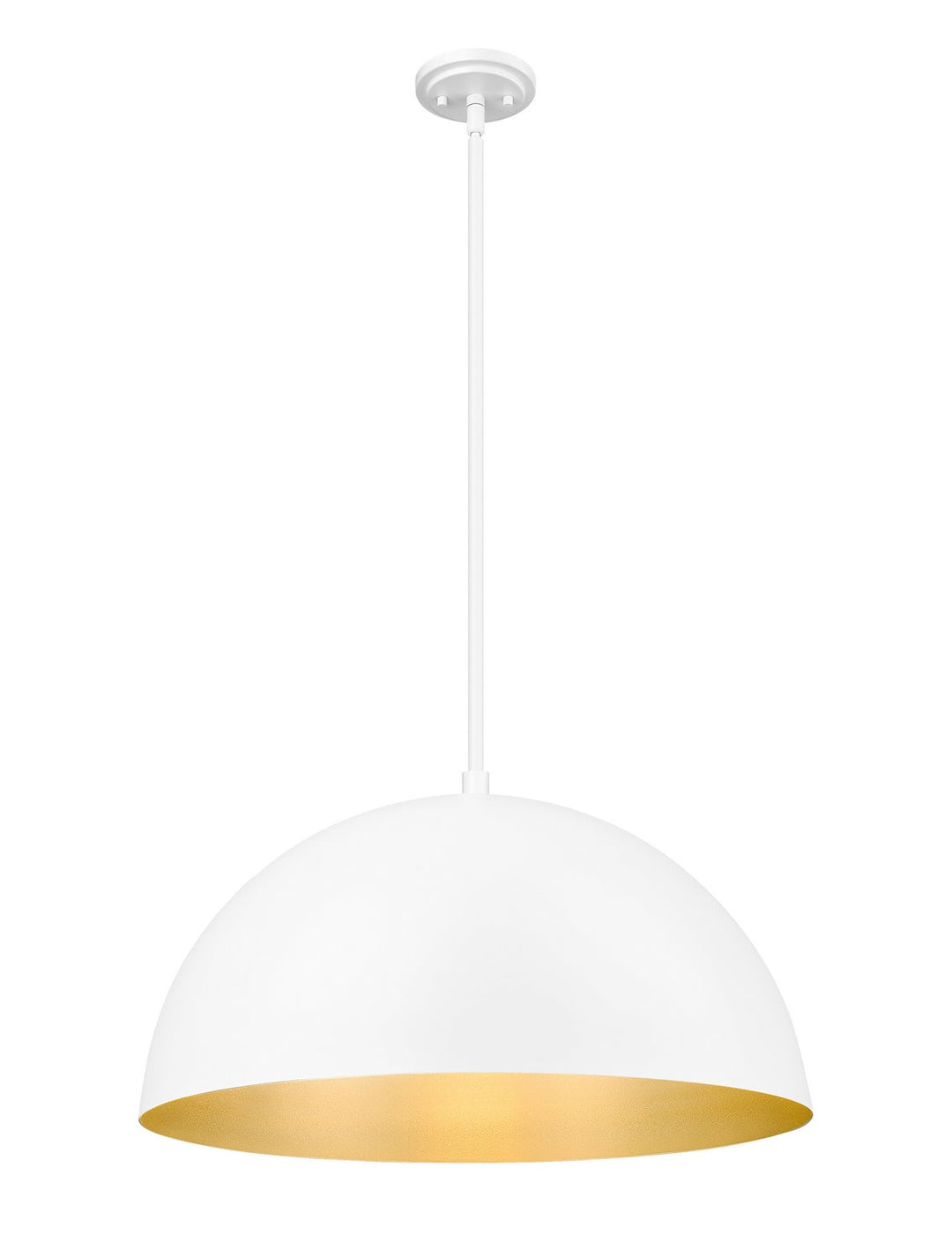 Vega Three Light Pendant in Matte White Z-Lite Canada