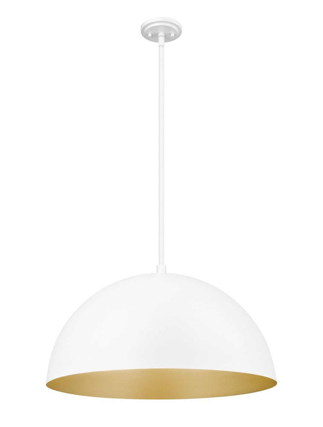 Vega Three Light Pendant in Matte White Z-Lite Canada