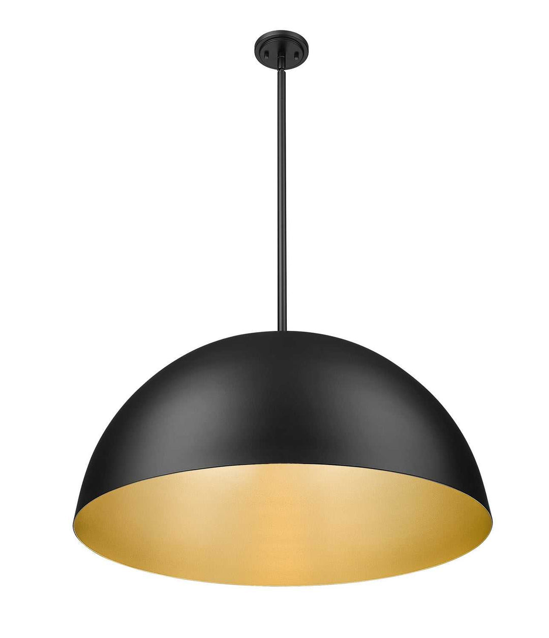 Vega Three Light Pendant in Matte Black Z-Lite Canada