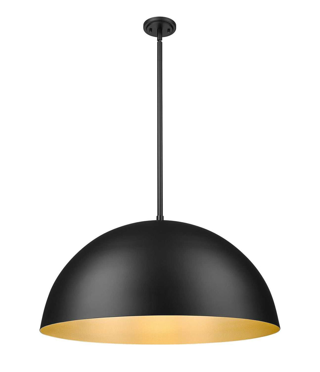 Vega Three Light Pendant in Matte Black Z-Lite Canada