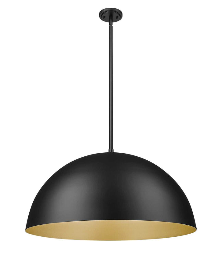 Vega Three Light Pendant in Matte Black Z-Lite Canada