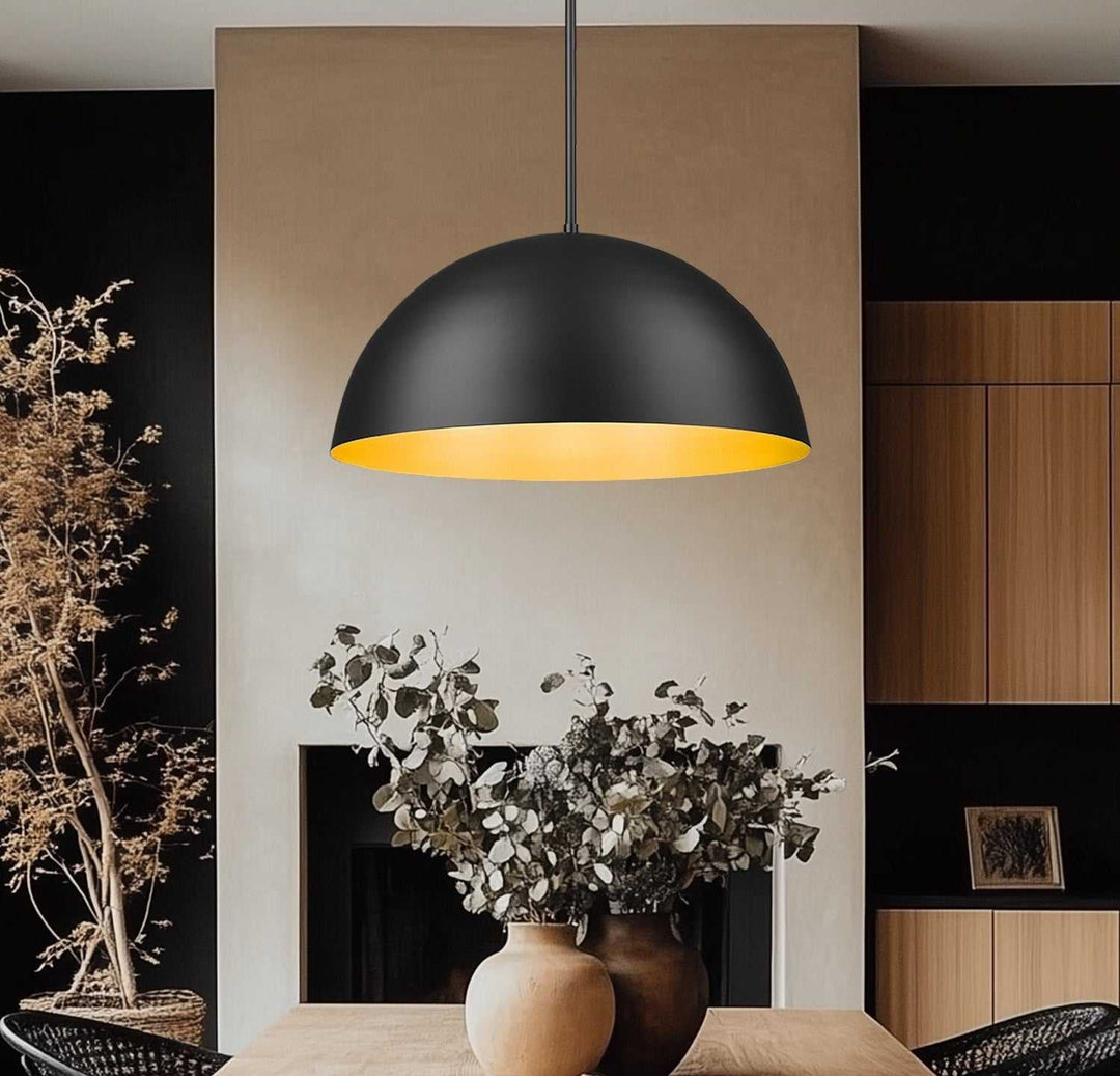 Vega Three Light Pendant in Matte Black Z-Lite Canada
