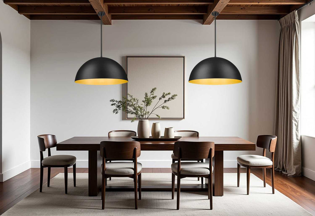 Vega Three Light Pendant in Matte Black Z-Lite Canada