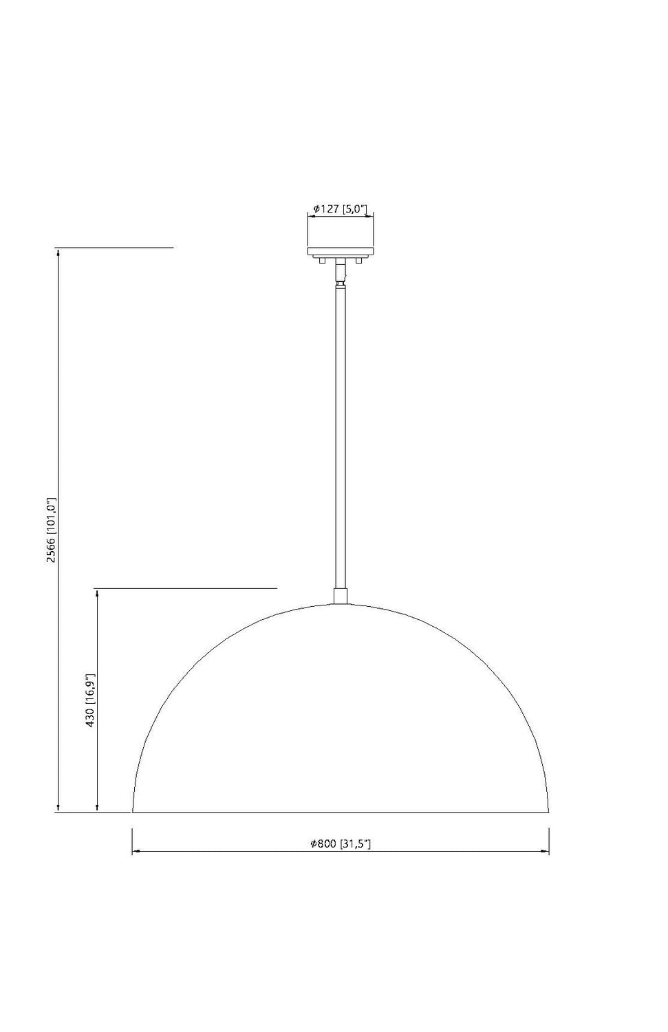 Vega Three Light Pendant in Matte White Z-Lite Canada