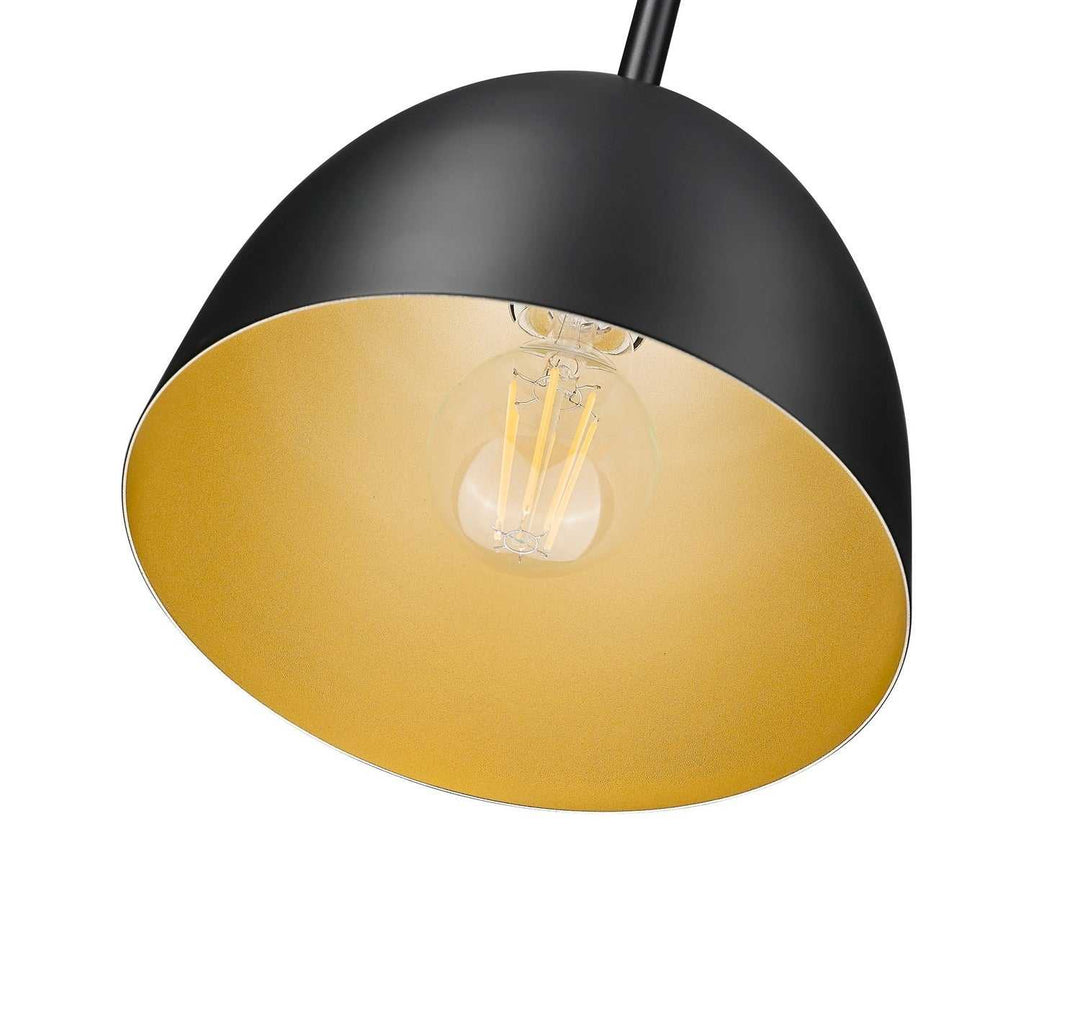 Vega One Light Pendant in Matte Black Z-Lite Canada