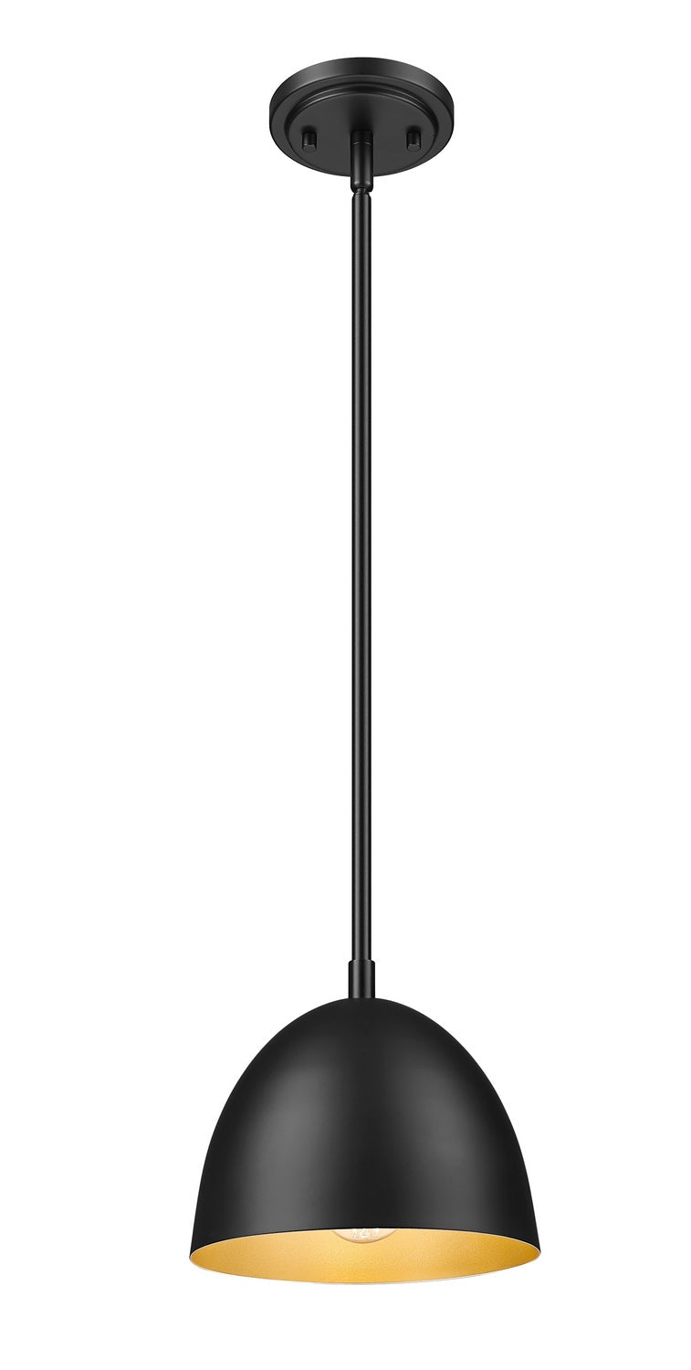 Vega One Light Pendant in Matte Black Z-Lite Canada