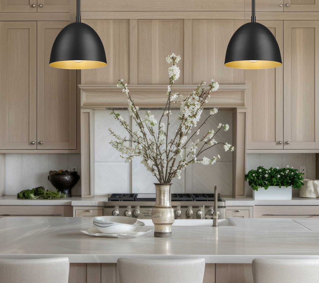 Vega One Light Pendant in Matte Black Z-Lite Canada