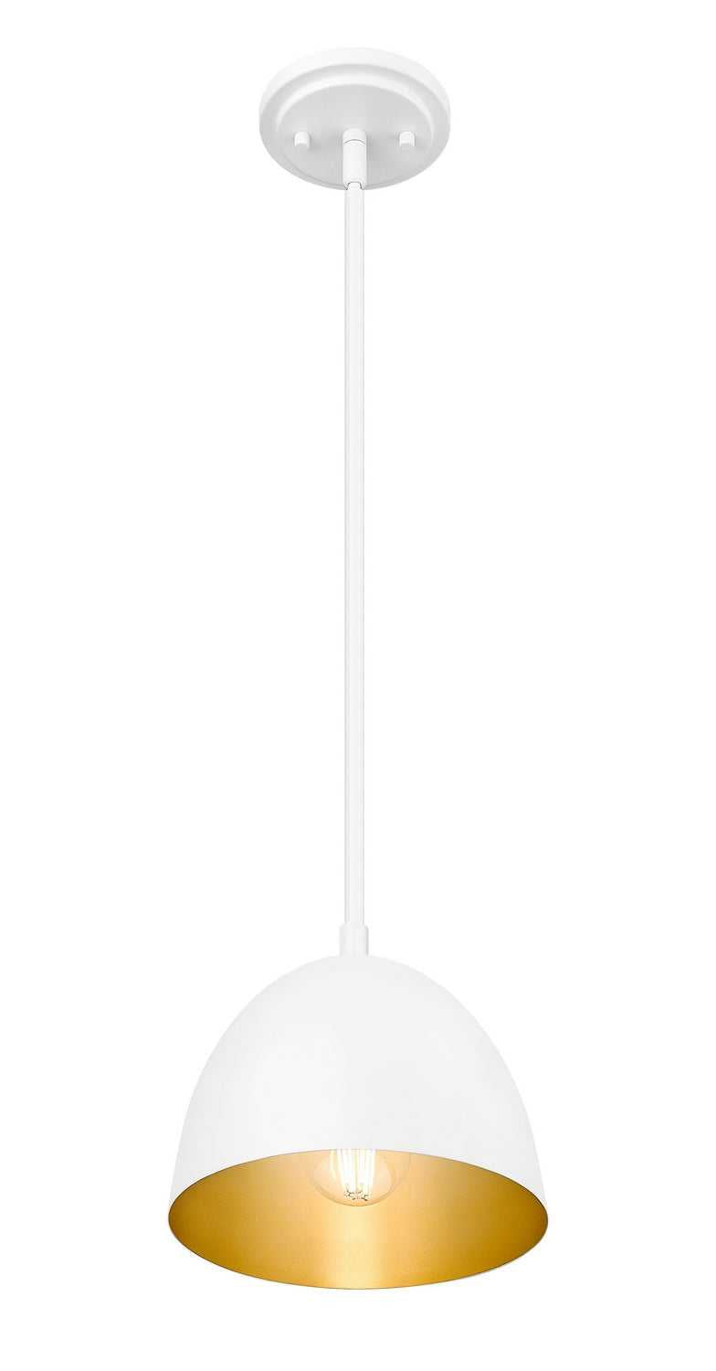 Vega One Light Pendant in Matte White Z-Lite Canada