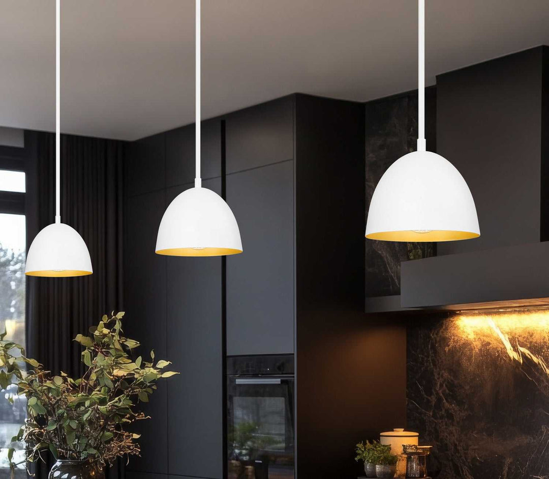 Vega One Light Pendant in Matte White Z-Lite Canada