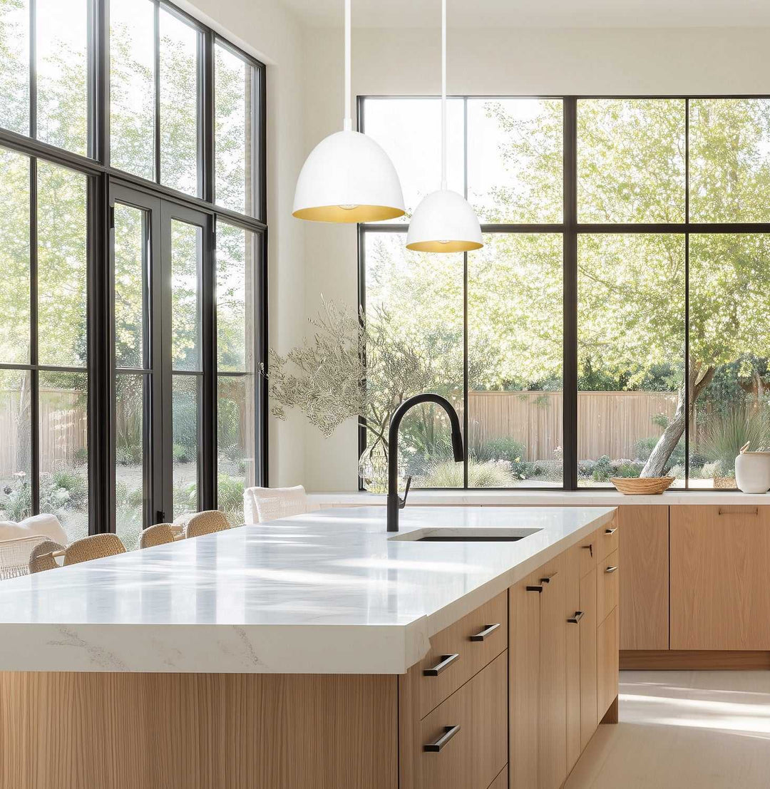 Vega One Light Pendant in Matte White Z-Lite Canada