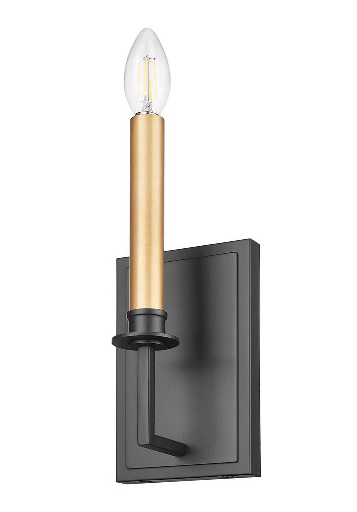 Orson Two Light Wall Sconce in Matte Black Z-Lite Canada