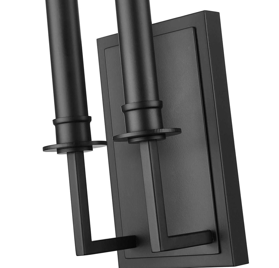 Orson One Light Wall Sconce in Matte Black Z-Lite Canada