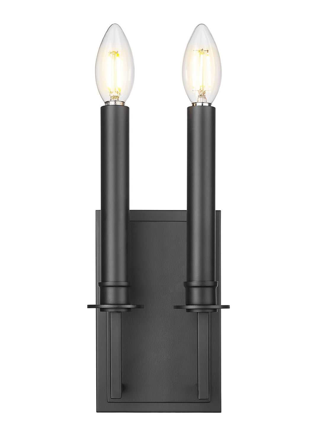 Orson One Light Wall Sconce in Matte Black Z-Lite Canada