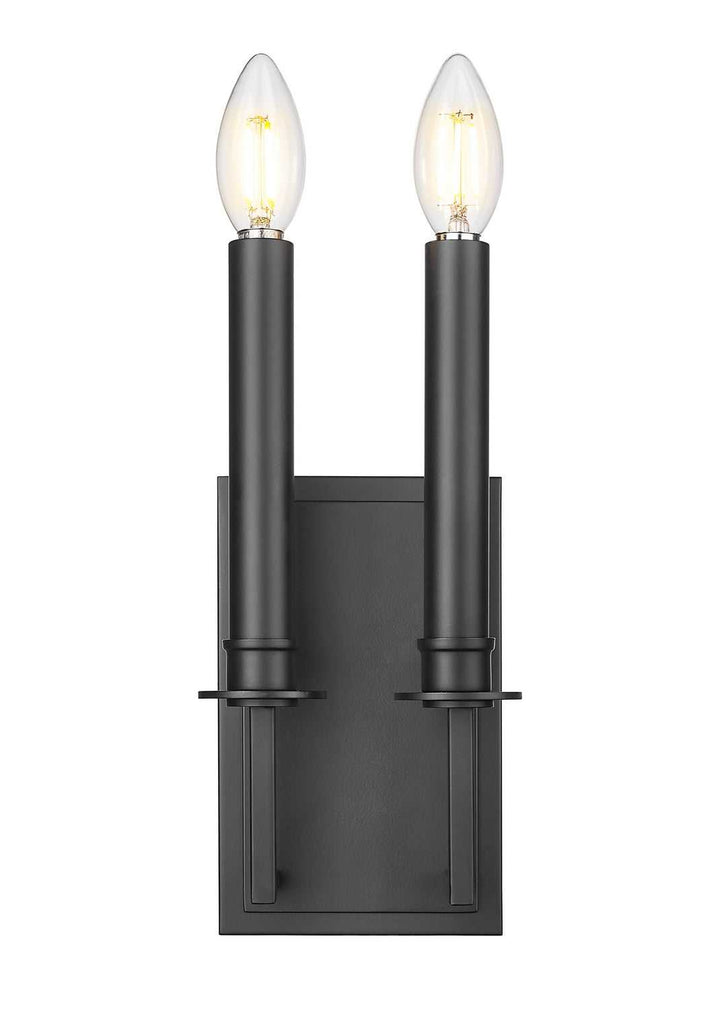 Orson One Light Wall Sconce in Matte Black Z-Lite Canada
