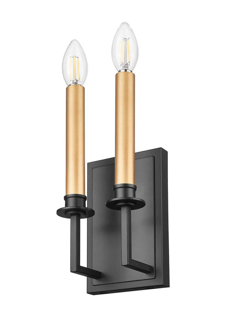 Orson One Light Wall Sconce in Matte Black Z-Lite Canada
