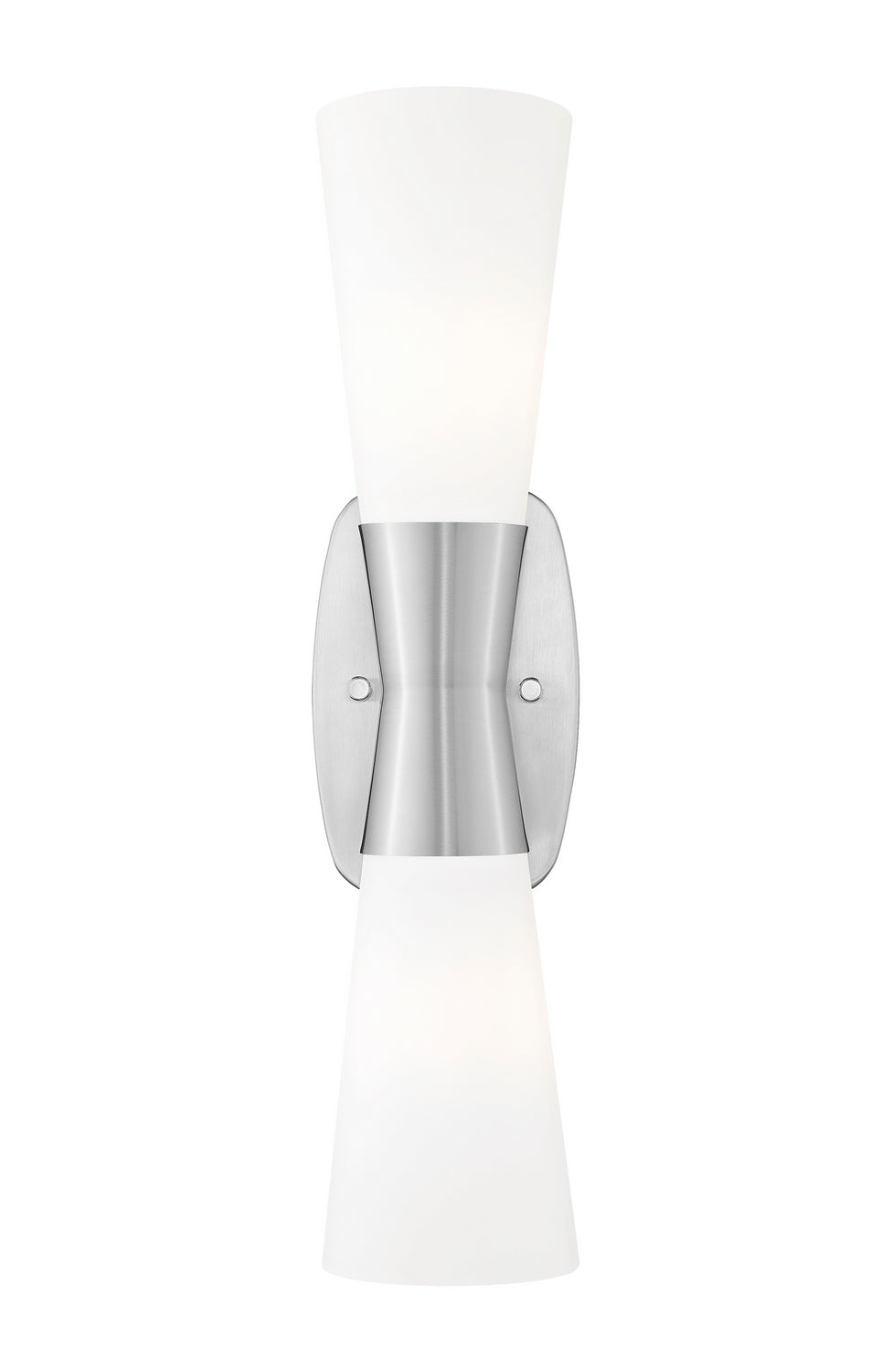 Emrys Two Light Wall Sconce in Brushed Nickel Z-Lite Canada