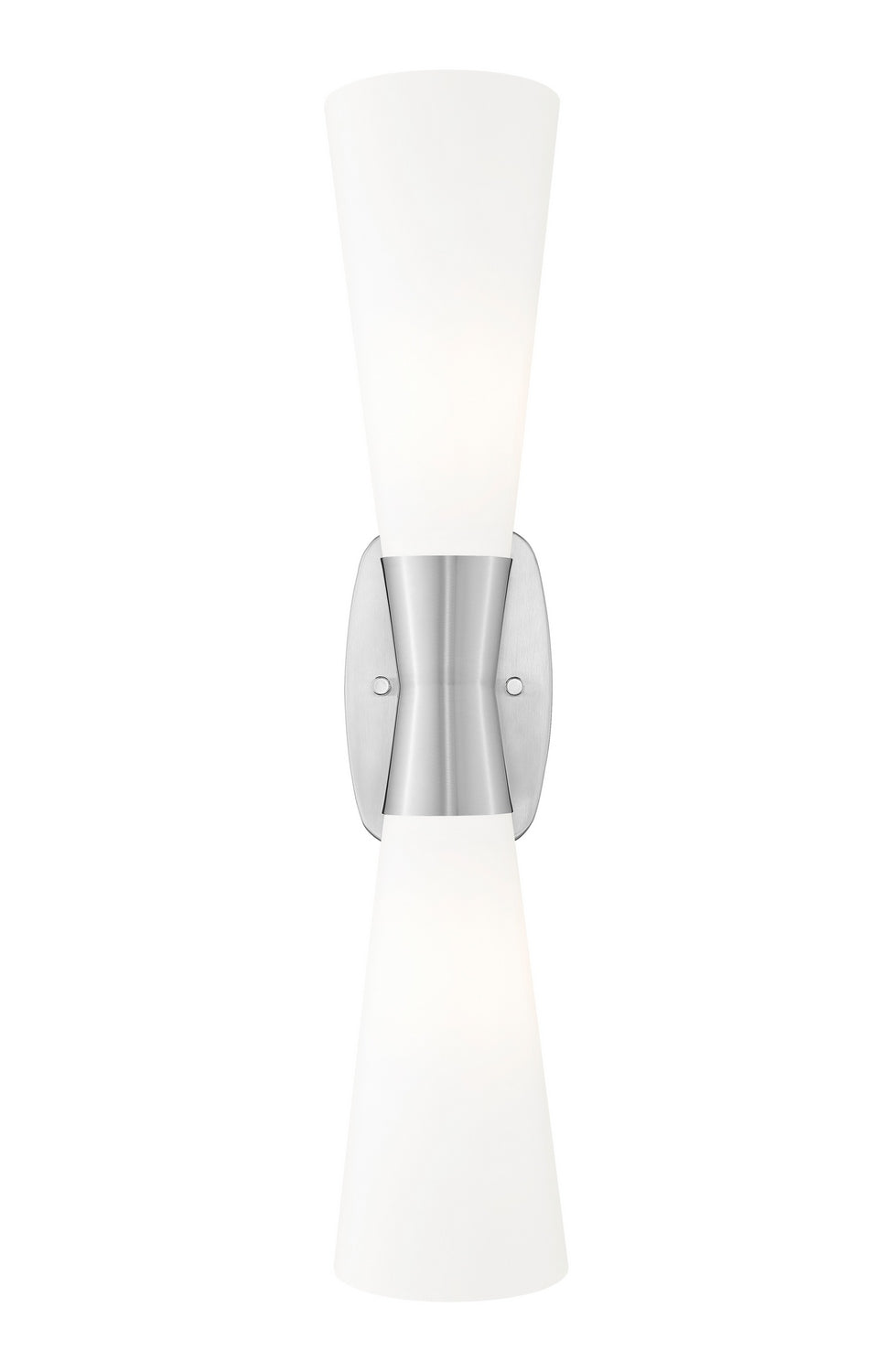 Emrys Two Light Wall Sconce in Brushed Nickel Z-Lite Canada