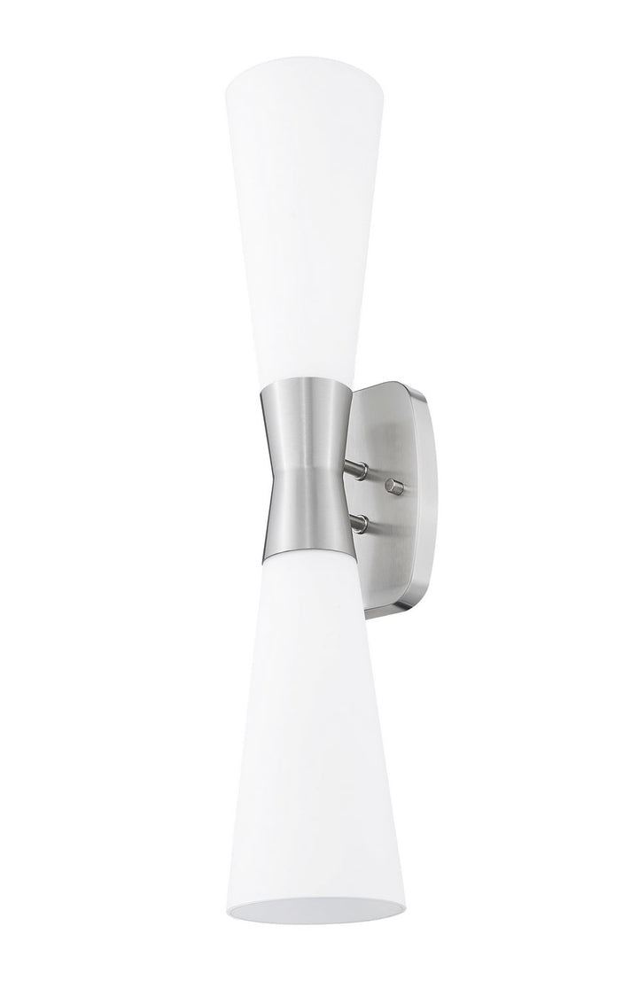 Emrys Two Light Wall Sconce in Brushed Nickel Z-Lite Canada