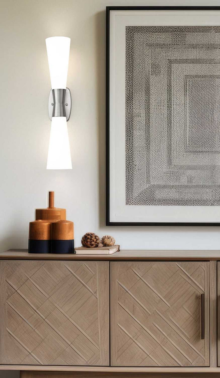 Emrys Two Light Wall Sconce in Brushed Nickel Z-Lite Canada