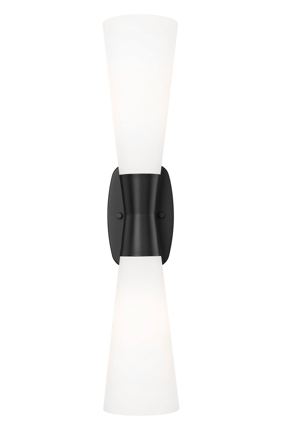 Emrys Two Light Wall Sconce in Matte Black Z-Lite Canada