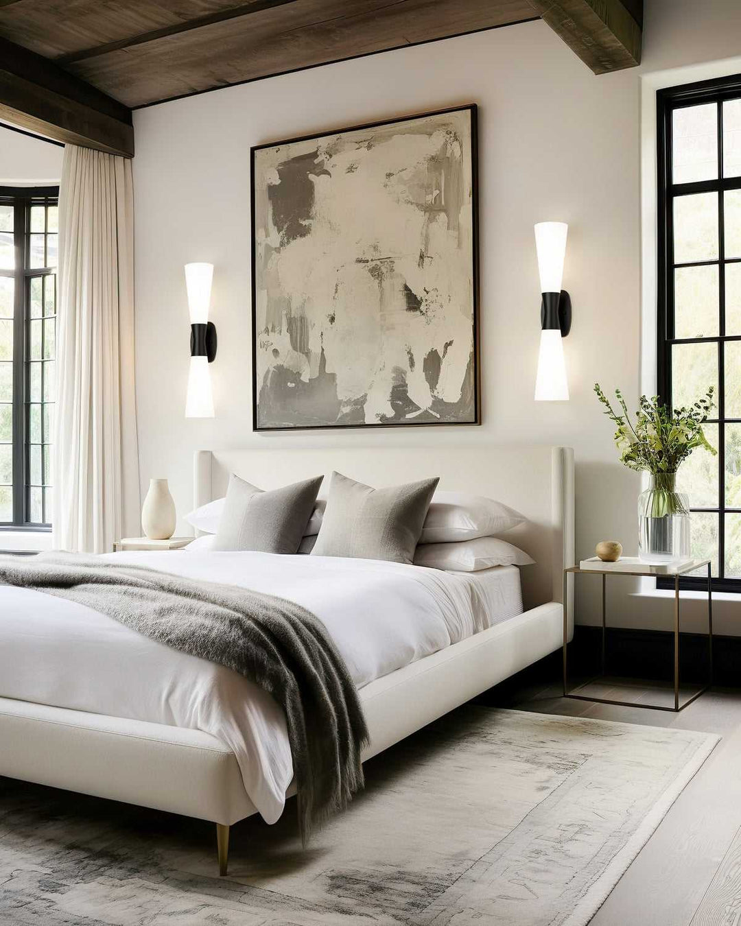 Emrys Two Light Wall Sconce in Matte Black Z-Lite Canada