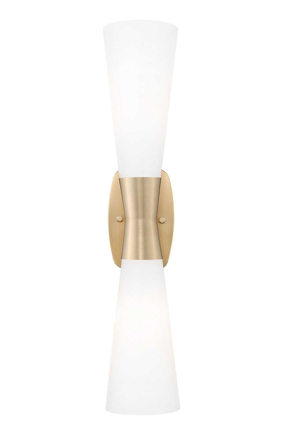 Emrys Two Light Wall Sconce in Modern Gold Z-Lite Canada