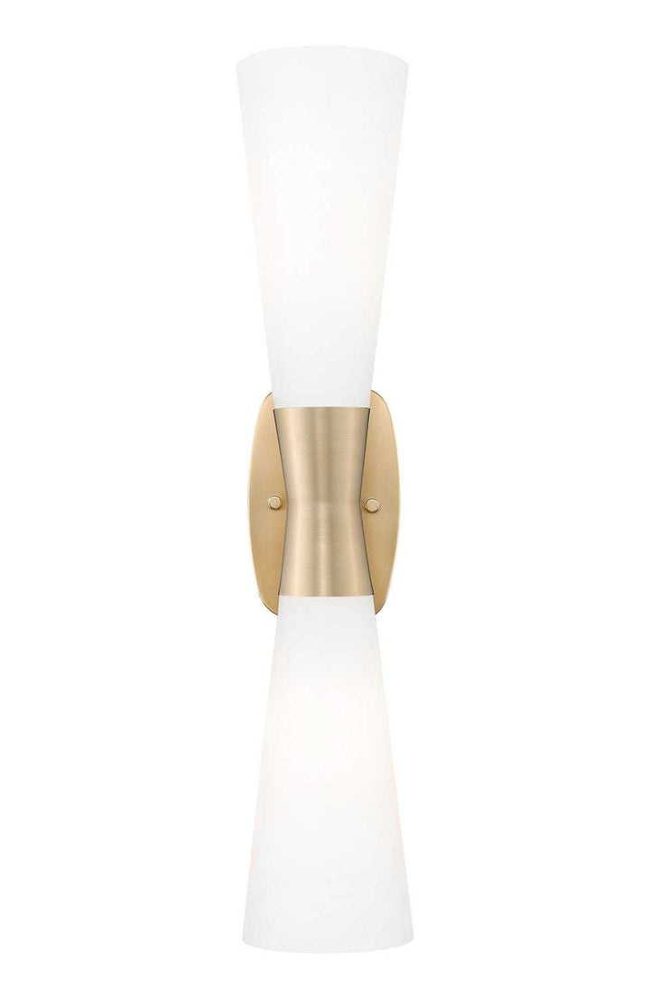 Emrys Two Light Wall Sconce in Modern Gold Z-Lite Canada