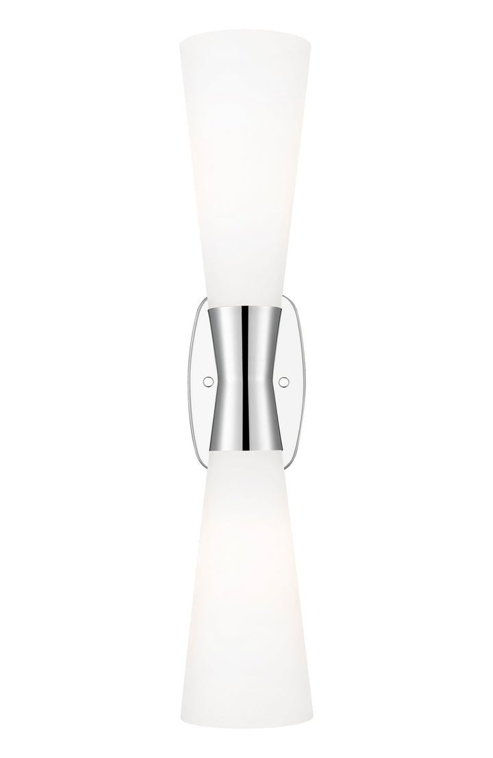 Emrys Two Light Wall Sconce in Polished Nickel Z-Lite Canada