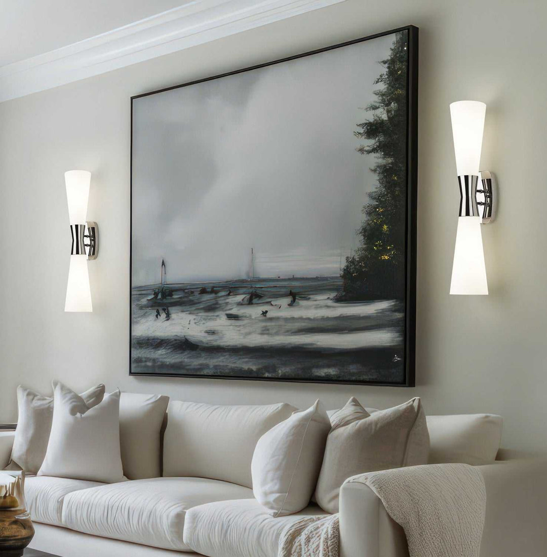 Emrys Two Light Wall Sconce in Polished Nickel Z-Lite Canada