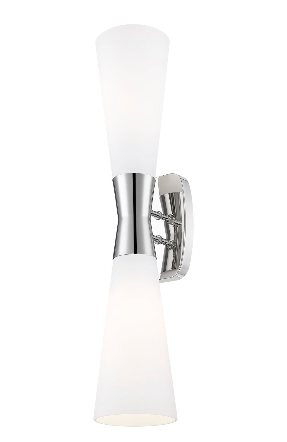 Emrys Two Light Wall Sconce in Polished Nickel Z-Lite Canada