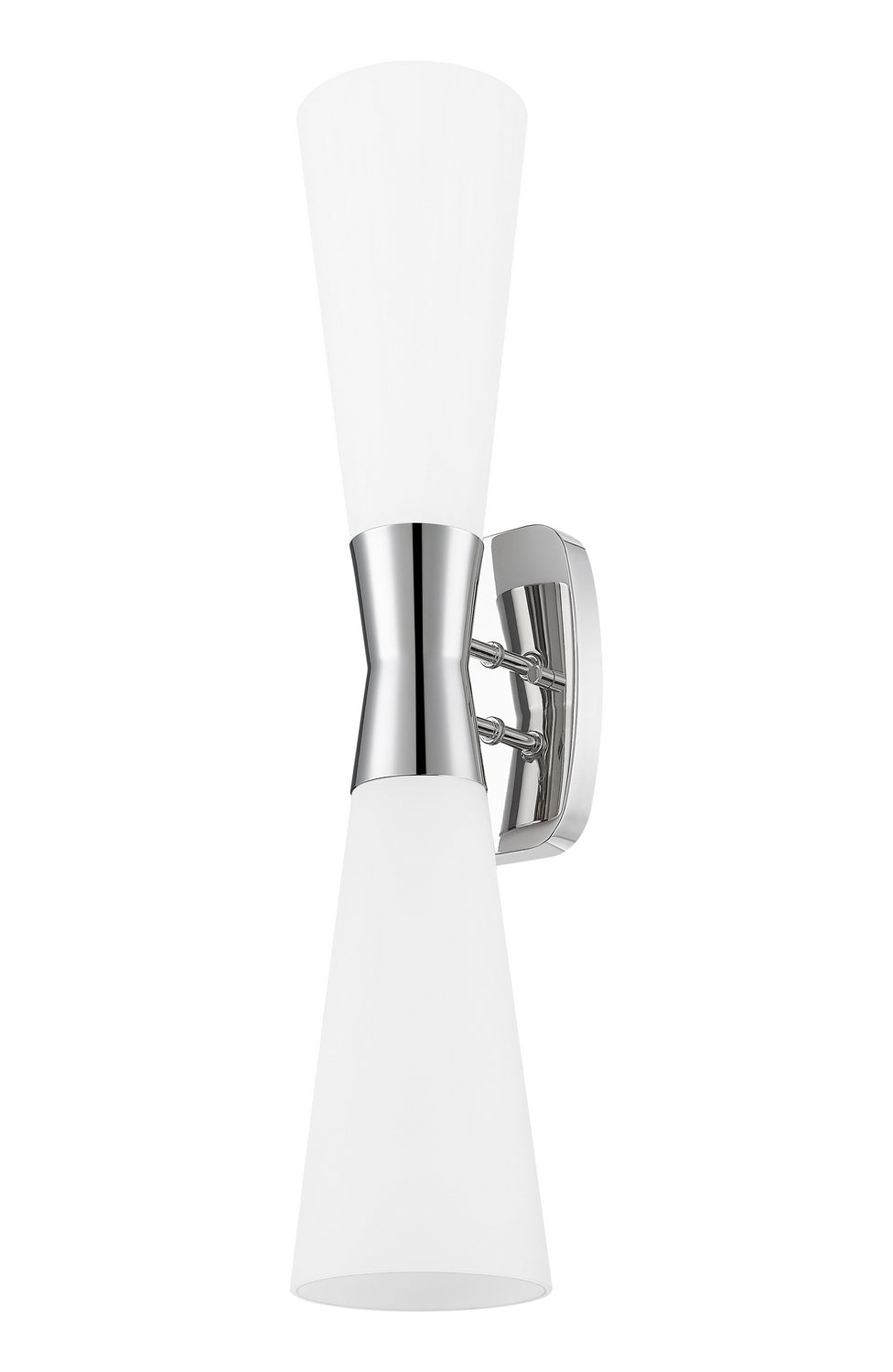 Emrys Two Light Wall Sconce in Polished Nickel Z-Lite Canada